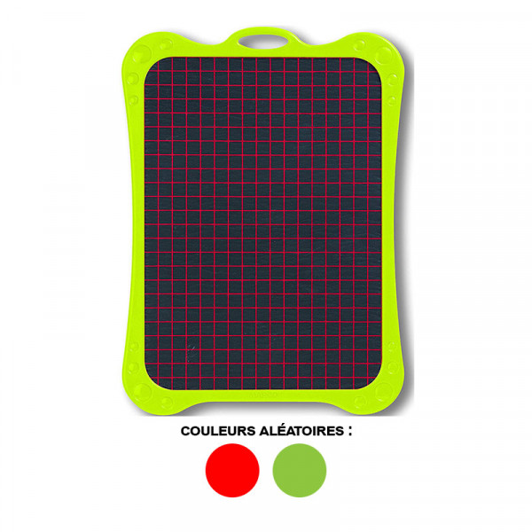 Ardoise noire - Scolaire - 10 craies blanches - Double face - Maped