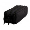 Trousse - Scolaire - Noir - Rectangulaire - 3 compartiments - School