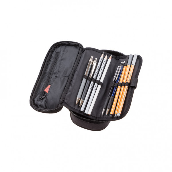Grande trousse - Plumier - Scolaire - Jaune banane - Walker