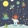 Puzzle - Enfant - 60 pièces - Les animaux dans l'espace - Apli Kids