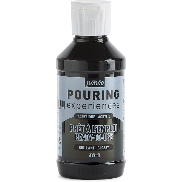 Peinture acrylique - Pouring - Pébéo - 6 flacons - 118ml - Assortiment couleurs