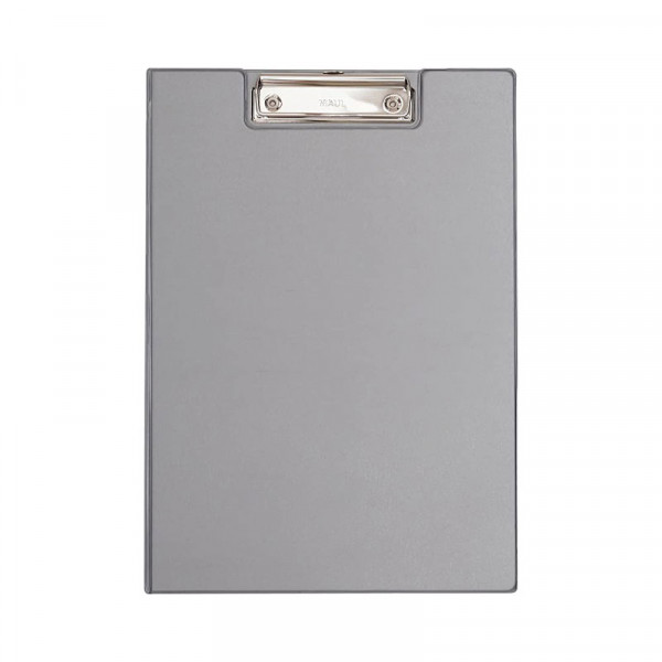 Porte-bloc avec rabat - format A4 - gris - MAUL | Surdiscount