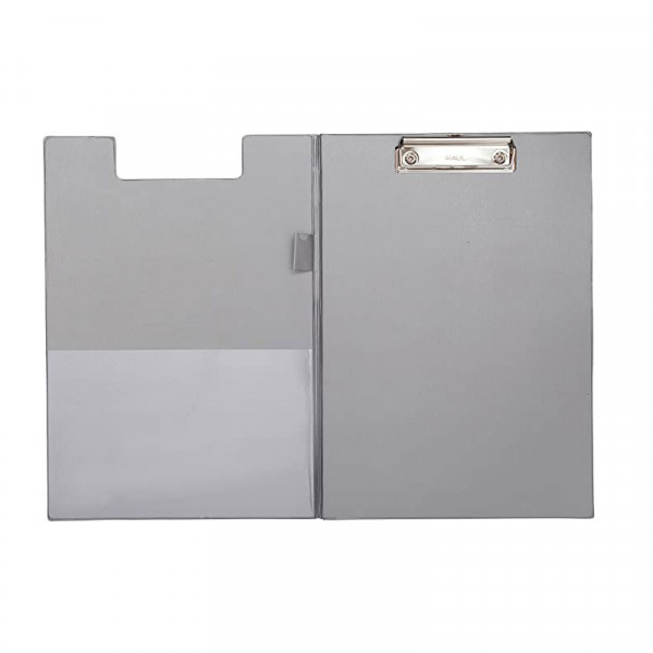 Porte-bloc avec rabat - format A4 - gris - MAUL