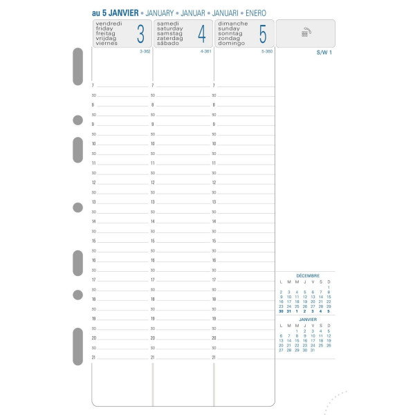 photo-Recharge pour agenda - Exatime 21 - 2026/2027 - 28272E - Septembre à décembre