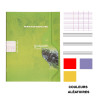Cahier de musique - A4 (21x29,7cm) - Grands carreaux - 48 pages - couverture en carton - sans spirale - Clairefontaine