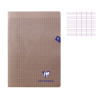 Cahier - A4 (21x29,7cm) - Grands carreaux - 96 pages - couverture en polypro - sans spirale - Clairefontaine - Mimesys