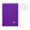 Cahier - A4 (21x29,7cm) - Grands carreaux - 96 pages - couverture en polypro - sans spirale - Clairefontaine - Mimesys