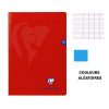 Lot de 2 cahiers - A4 (21x29,7cm) - Grands carreaux - 96 pages - couverture en polypro - sans spirale - Clairefontaine - Mimesys