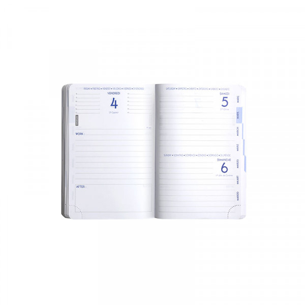 Agenda - 2026/2027 - Scolaire - Rouge - 1jour par page - Septembre à Septembre - Exacompta