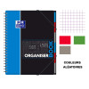 Cahier - A4 (21x29,7cm) - Petits carreaux - 160 pages - couverture en polypro - à spirale - Oxford