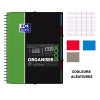 Cahier - A4 (21x29,7cm) - Grands carreaux - 160 pages - couverture en polypro - à spirale - Oxford