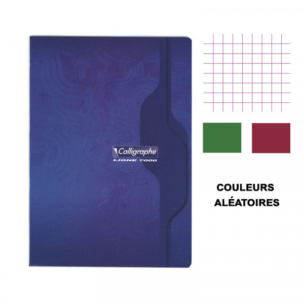 Cahier - A4 (21x29,7cm) - Petits carreaux - 96 pages - couverture en carton - sans spirale - Clairefontaine - Calligraphe