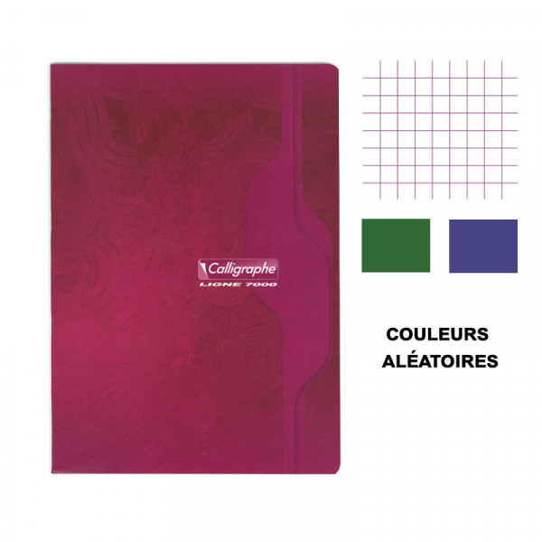 Cahier - A4 (21x29,7cm) - Petits carreaux - 96 pages - couverture en carton - sans spirale - Clairefontaine - Calligraphe