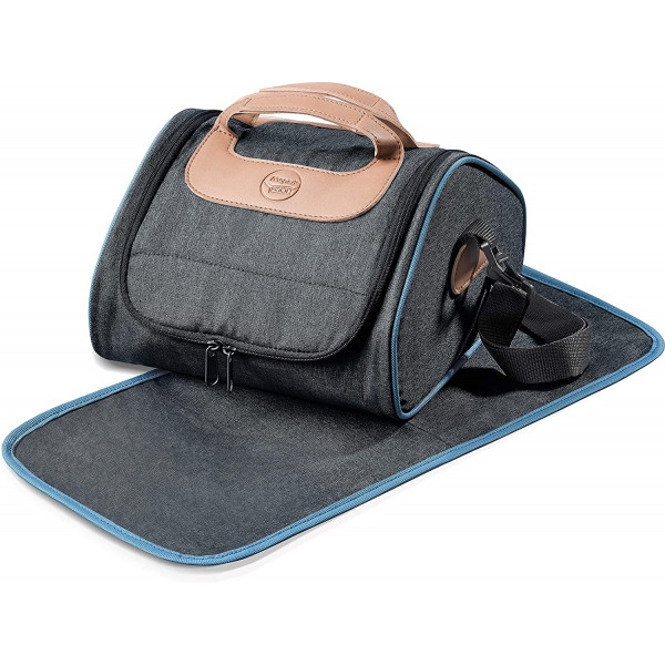 Sac à déjeuner - Isotherme - Pour pique-nique - Gris/Bleu - 17,5 x 21,5 cm - Maped