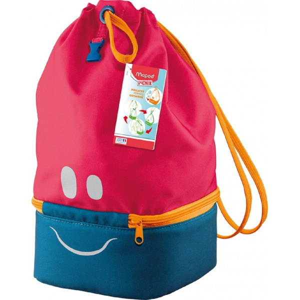 photo-Sac à déjeuner - Isotherme - Pour enfants - Rouge - Picnik - Maped