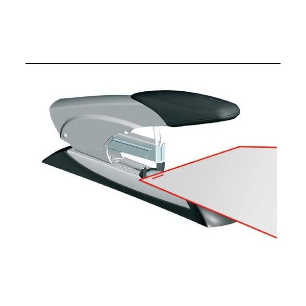 Agrafeuse - Grande capacité - Sur socle - Métal - Compatible agrafes 23/10 - Maped Expert