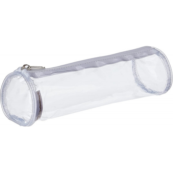 photo-Trousse - Ronde - Spécial examen - Plastique - Transparente - 7 x 22 cm
