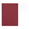 photo-Cahier - A4 - 21x29,7cm - Lignes - 100 pages - Couverture rouge - Spirale