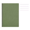photo-Cahier - A4 - 21x29,7cm - Lignes - 100 pages - Couverture vert - Spirale