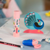 Tube de colle - Violet - 21G - Scolaire - Papier carton photo - Peacock - Milan