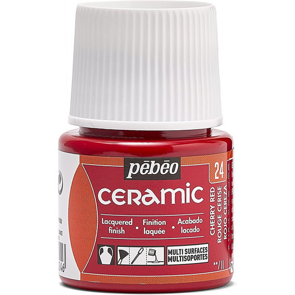 Coffret - Peinture pour céramique - Pébéo - Ceramic - 6x20ml - Assortiment
