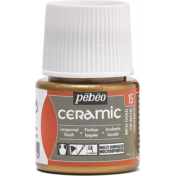 Coffret - Peinture pour céramique - Pébéo - Ceramic - 6x20ml - Assortiment