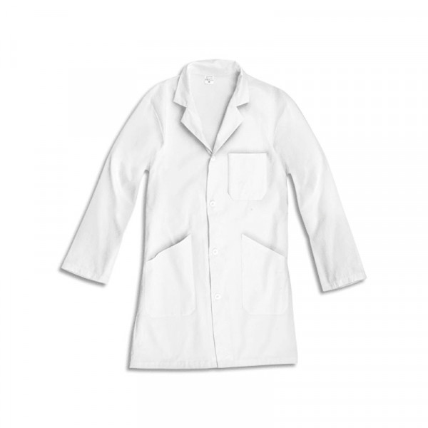 photo-Blouse blanche - Taille L - Coton - Mixte - Manches longues