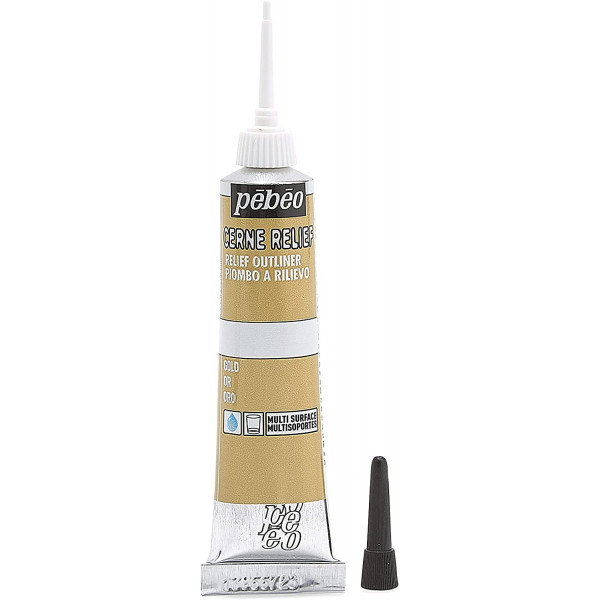 Tube de Cerne Relief - Or - Pébéo - 20 ml