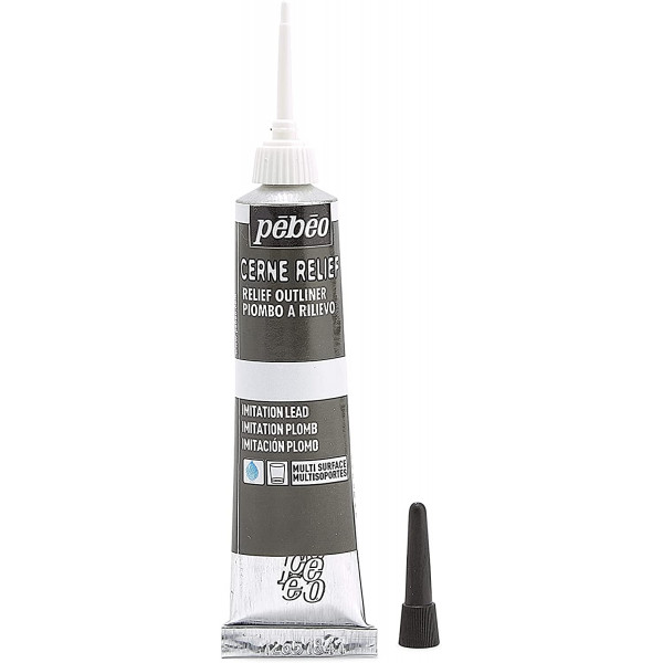 Tube de Cerne Relief - Gris plomb - Pébéo - 20 ml