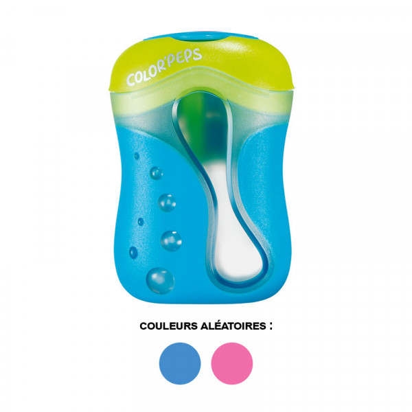 photo-Taille-crayons - 2 trous - Avec réservoir - Color Peps - Maped
