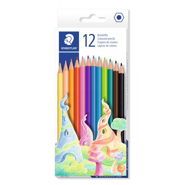 Kit de rentrée des classes - Staedtler - Ciseaux - Crayons - Feutres - Colle - Gomme - Stylos - Compas - Taille-crayon