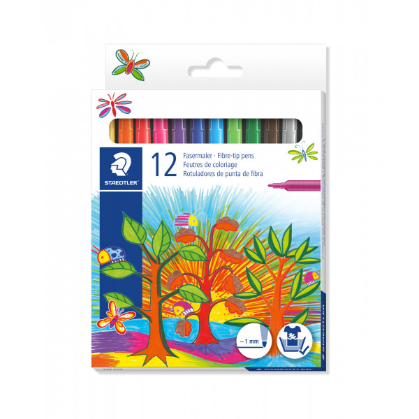 Kit de rentrée des classes - Staedtler - Ciseaux - Crayons - Feutres - Colle - Gomme - Stylos - Compas - Taille-crayon