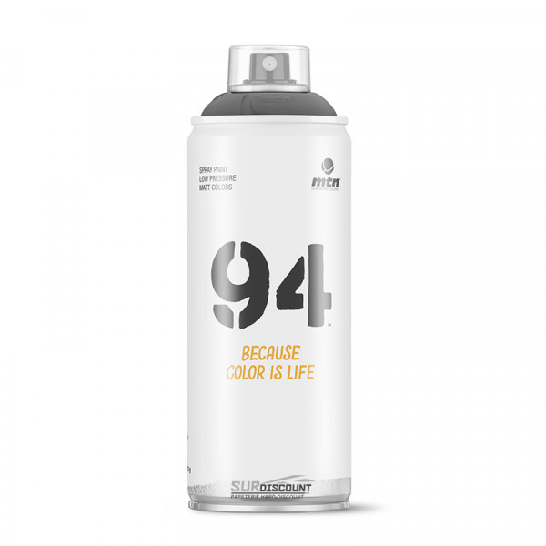 photo-Bombe de peinture MTN 94 - Noir mat Ral 9011 - 400ml