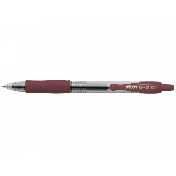 photo-Stylo G-2 roller encre gel pointe moyenne caramel Pilot