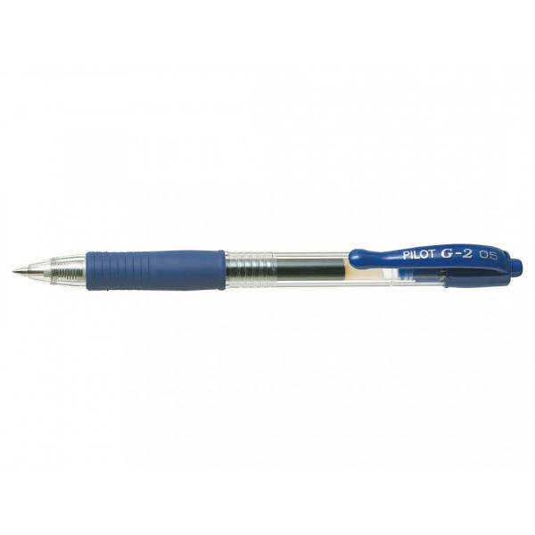 photo-Stylo G-2 roller encre gel pointe fine bleu Pilot