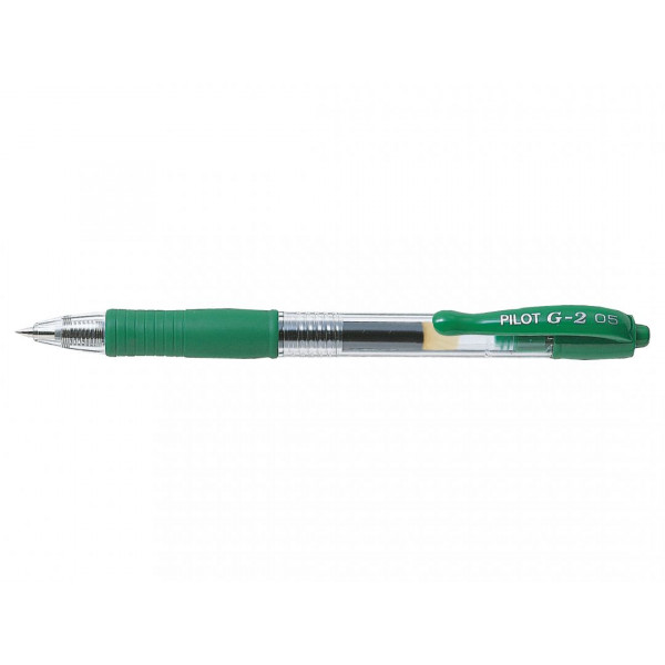photo-Stylo G-2 roller encre gel pointe fine vert Pilot