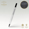 Recharge pour stylo roller - Noir - Pointe fine - Quink - Parker