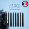 Etui de 8 cartouches d'encres longues standard - noir intense - Waterman