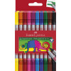 photo-10 feutres de coloriage - Double pointe - Fine et moyenne - Faber-Castell
