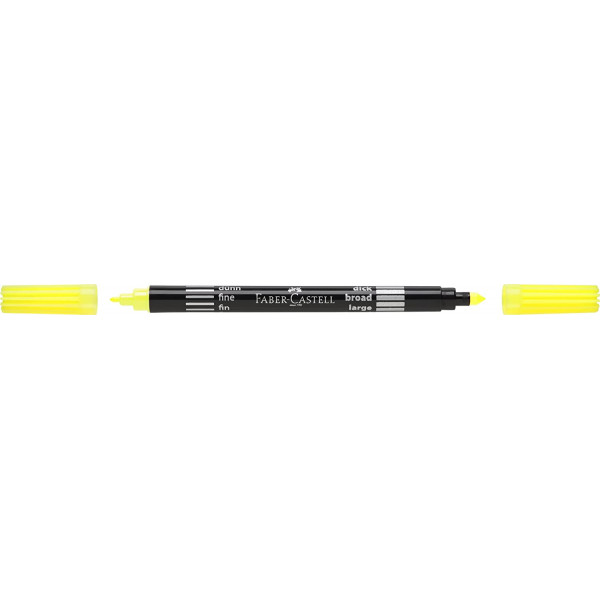 10 feutres de coloriage - Double pointe - Fine et moyenne - Faber-Castell