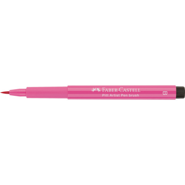 photo-Feutre à dessin - Pointe pinceau - Garance rose - Pitt Artist - Faber-Castell