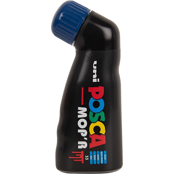 photo-Marqueur - POSCA - MOP'R - Bleu foncé - Pointe ronde XXL - 3 à 19 mm - Tous supports
