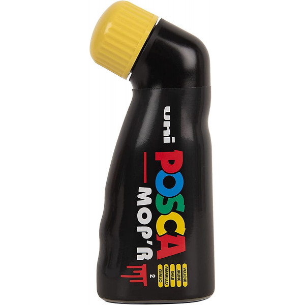 photo-Marqueur - POSCA - MOP'R - Jaune - Pointe ronde XXL - 3 à 19 mm - Tous supports