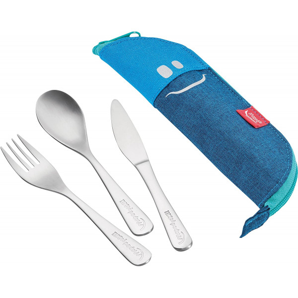 photo-Etui à couverts - Fourchette - Cuillère - Couteau - Pour enfant - Maped