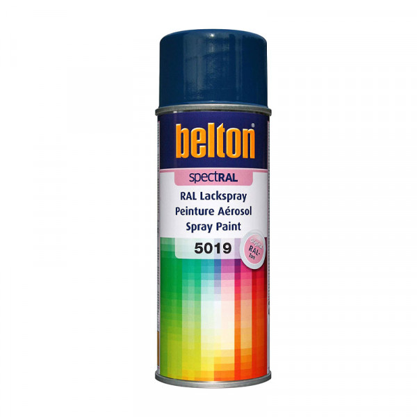 Bombe de peinture Belton Spectral RAL 5019 bleu capri 400ml | Surdiscount