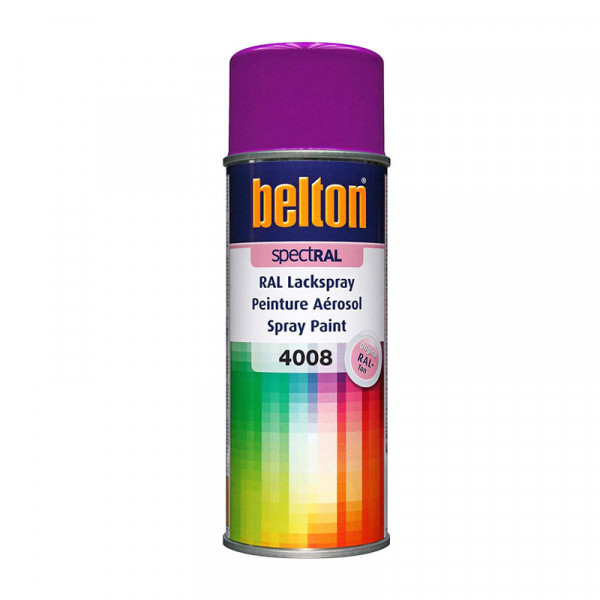 Bombe de peinture Belton Spectral RAL4008 violet de sécurité 400ml | Surdiscount