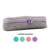 Trousse - Scolaire - Rectangulaire - Gris chiné et pastel - Tissu - Apli