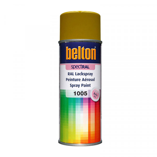 Bombe de peinture Belton Spectral RAL1005 jaune miel 400ml | Surdiscount