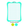 Ardoise blanche - Effaçable - 2 faces - Brosse - Feutre effaçable - Maped