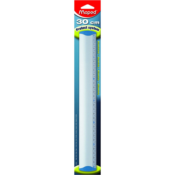 Règle - Plate - 30 cm - Aluminium - Maped